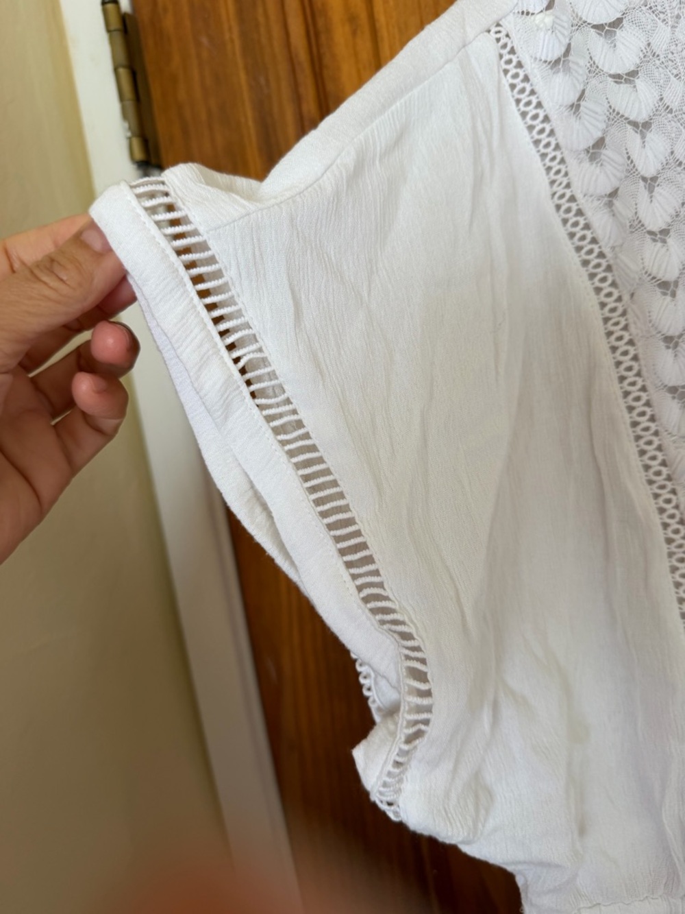 Miken White Swim Cover-Up - Picture 3 of 8